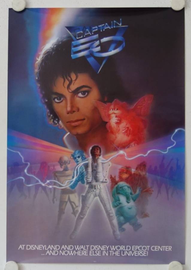 Captain Eo originales US Disney Filmplakat